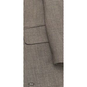 Jack Victor Black, Gray Houndstooth Prossimo 100% Wool‎ Blazer Size 46 Long